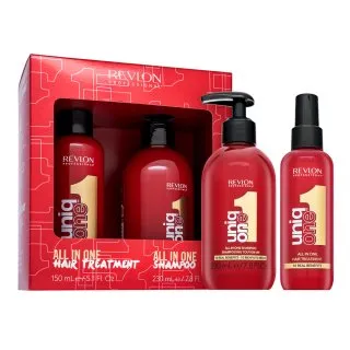 Revlon Professional Uniq One All in One Treatment & Shampoo sada pre hebkosť a lesk vlasov 150 ml + 230 ml