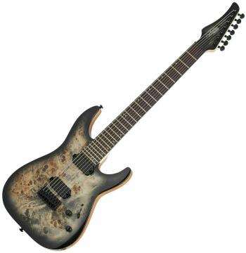 Schecter C-7 Pro Charcoal Burst Elektrická gitara