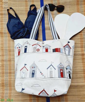 Strandtáska- wetbag -  vízálló teflonos  vászonból- NORDSEA