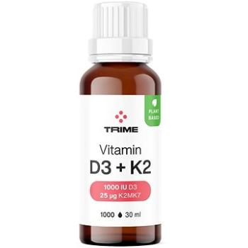 Trime Vitamín D3 & K2, 1000 IU D3/25µg K2-MK7 1050 kvapiek (8594204940030)