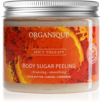 Organique Spicy Therapy cukrový peeling na spevnenie pokožky 200 ml