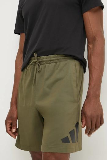 Šortky adidas Essentials pánske, zelená farba, IN6184