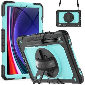 SOLID 360 Odolný obal pre Samsung Galaxy Tab S9 / Tab S9 FE / Tab S10 FE svetlomodrý