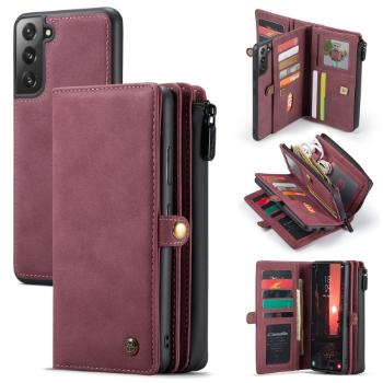 WALLET Ochranný Kryt s peňaženkou 2v1 pre Samsung Galaxy S22 Plus 5G červené