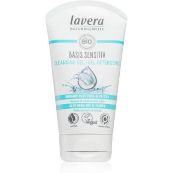 Lavera Basis Sensitiv jemný čistiaci gél pre normálnu až zmiešanú pleť 125 ml