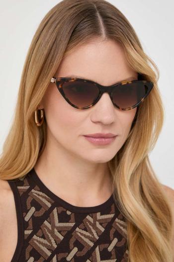 Slnečné okuliare Michael Kors HARBOUR ISLAND dámske, hnedá farba, 0MK2195U