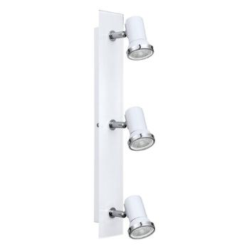 Nástenné svetlo Eglo Tamara 7 cm biela, chróm 95994