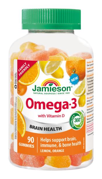 Jamieson Gummies omega - 3, 90 tabliet
