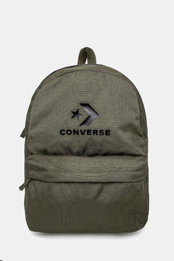 Ruksak Converse zelená farba, veľký, jednofarebný, 10025485-A13