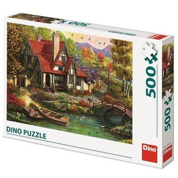 Chata pri jazere 500 Puzzle (8590878502512)