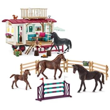 Schleich 72141 Karavan a tréningové príslušenstvo s koníkmi (4055744030635)