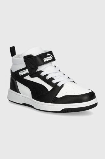 Detské tenisky Puma Rebound V6 Mid AC+ PS červená farba