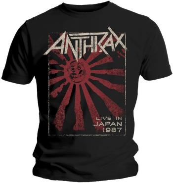 Anthrax Tričko Live in Japan Unisex Black L