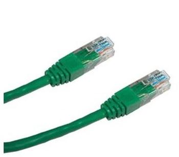 Hálózati kábel Datacom CAT6, UTP, 0,25 m, zöld