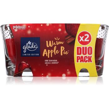 GLADE Warm Apple Pie vonná sviečka DUOBALENIE 2x112 g