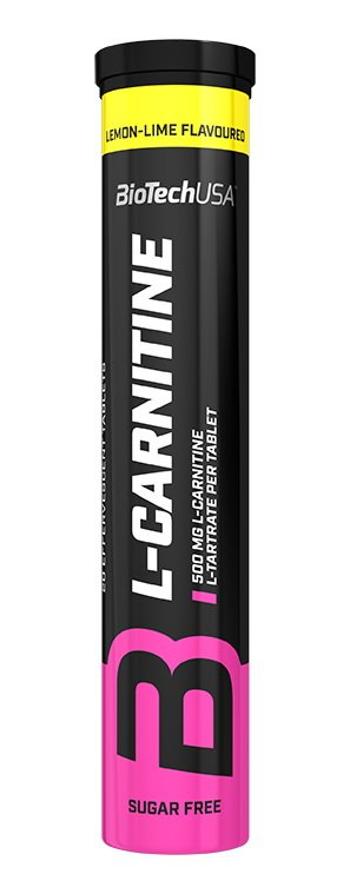 L-Carnitine 500 mg šumivý - Biotech USA 20 tbl Citrón