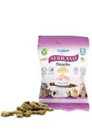 Serrano Snack pre mačky - kuracie mäso - AntiHairball 50g + Množstevná zľava