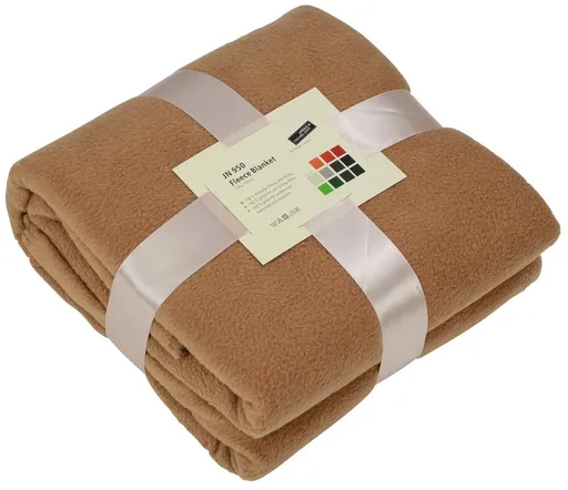 James & Nicholson (Daiber) Fleecová deka 130x170 cm JN950 - Camel | 130 x 170 cm