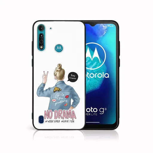 MY ART Ochranný kryt pre Motorola Moto G8 Power Lite NO DRAMA (138)