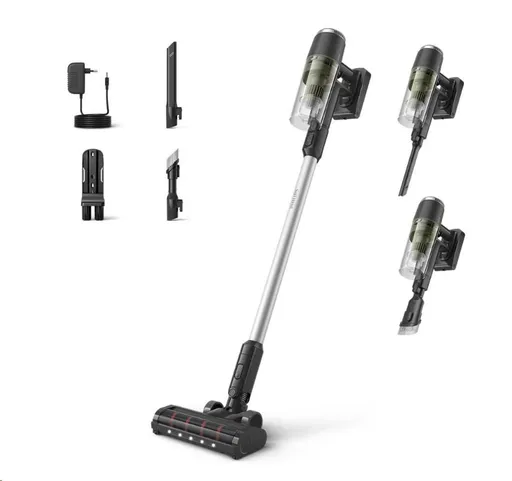 Philips Series 3000 XC3033/01 tyčový vysávač, 3stupňová filtrácia, LED svetlo, PowerCyclone8