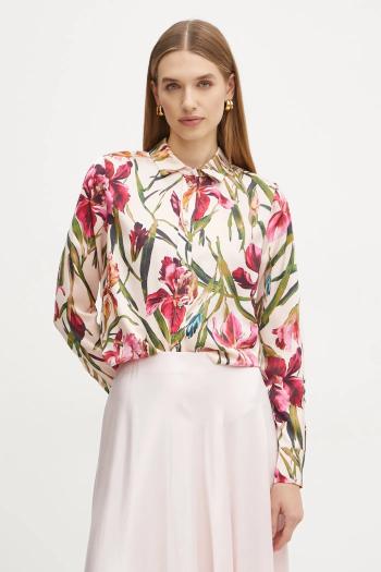 Košeľa Marciano Guess MELISSA dámska, ružová farba, regular, s klasickým golierom, 5RGH30 7282A