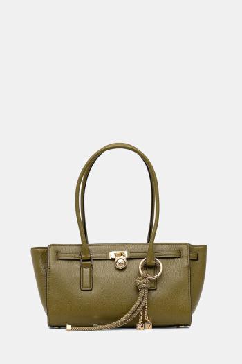 Kožená kabelka MICHAEL Michael Kors zelená farba, 30F5GNXT0L