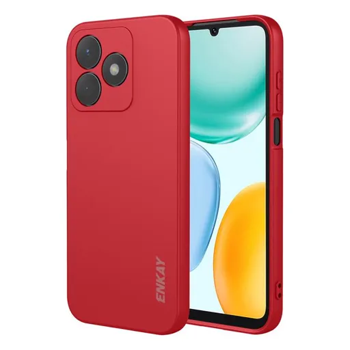ENKAY RUBBER Ochranný obal pre Honor X5c Plus červený