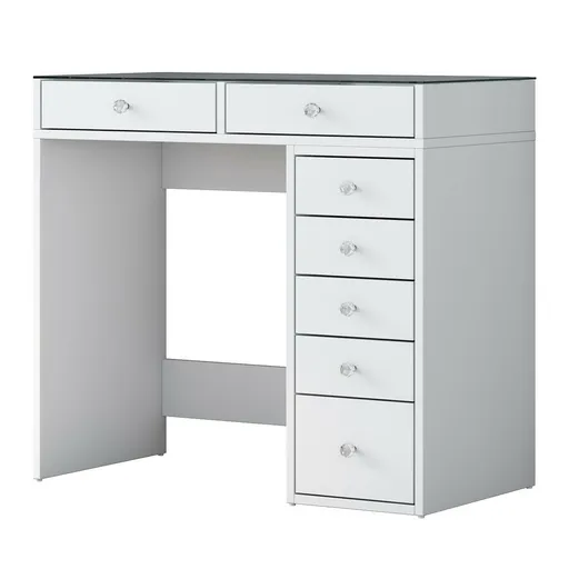 Kozmetický stolík Aurora White