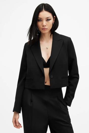 Sako AllSaints SHORES čierna farba, jednoradové, jednofarebné, W014QB