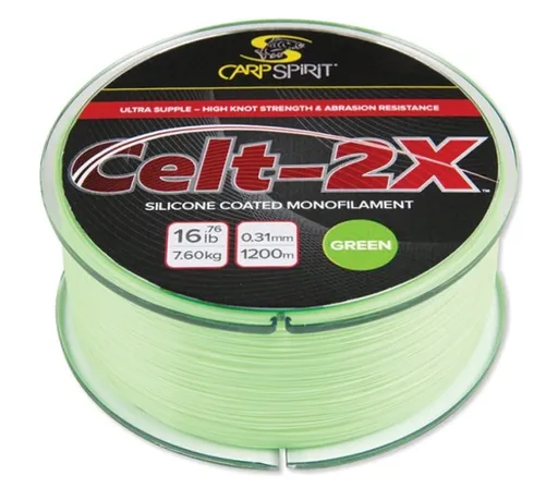 Carp spirit vlasec celt-2x mymetik green-priemer 0,35 mm / nosnosť 10,65 kg / návin 1000 m