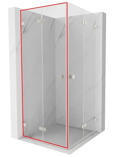 MEXEN - LUNAR dvere (Šx2) sklo 90x200 cm 6 mm, transparentné 836-090-000-00-00