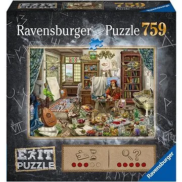 Ravensburger 167821 Exit: Umelecké štúdio 759 dielikov (4005556167821)