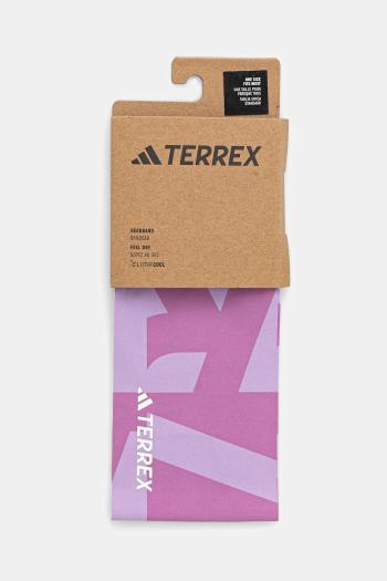 Čelenka adidas TERREX fialová farba, JY7596
