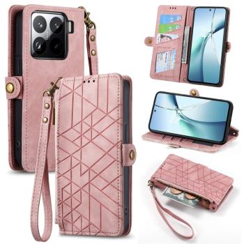 GEOM Peňaženkové puzdro pre Xiaomi 15 ružové