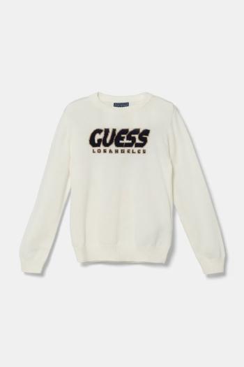 Detský sveter Guess biela farba, tenký, N5RR01 Z2BB0