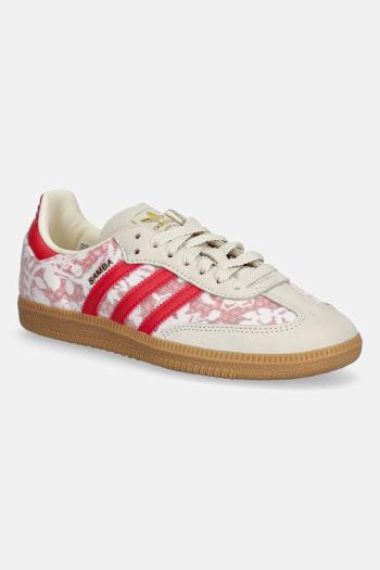 Tenisky adidas Originals Samba OG béžová farba, JR8841