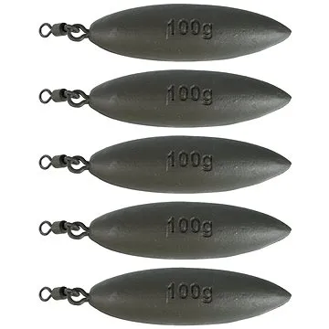 Suretti Olovo kaprové ZIP s očkom a obratlíkom 100 g Farbené 5 ks (4891223214154)