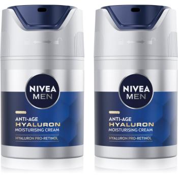 NIVEA MEN Hyaluron Pro-Retinol krém proti vráskam výhodné balenie pre mužov