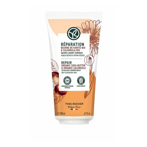 YVES ROCHER Regeneračný sprchový balzam pre suchú pokožku 200 ml