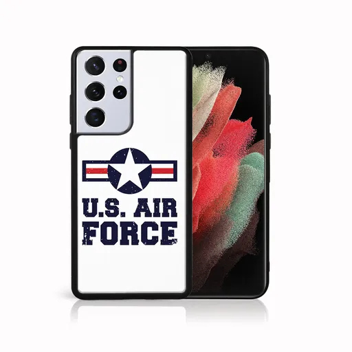MY ART Silikónový kryt Samsung Galaxy S21 Ultra 5G AIR FORCE (023)