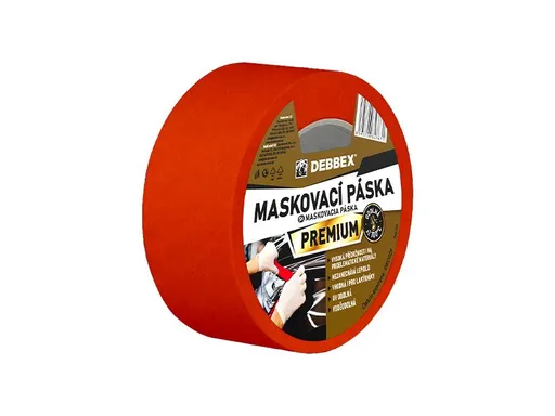DEBBEX 100°C maskovacia páska Premium 38mmx50m