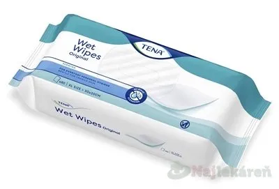 TENA VLHČENÉ UTIERKY (Wet Wipes) (XL SIZE, 30cmx20cm) 80ks