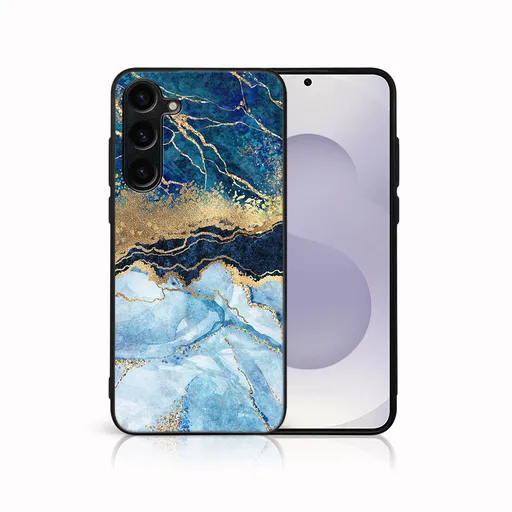 MY ART Ochranný kryt pre Samsung Galaxy S25 5G BLUE MARBLE (141)