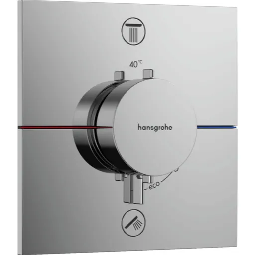 Hansgrohe ShowerSelect Comfort E sprchová a vaňová batéria bez podomietkového telesa chróm 15578000