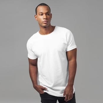 Urban Classics Long Shaped Turnup Tee white - L