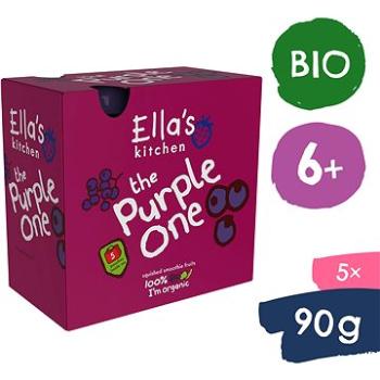 Ellas Kitchen BIO Purple One ovocné pyré s čiernymi ríbezľami (5× 90 g) (5060107330122)