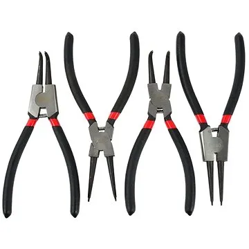 GEKO Kliešte Seeger sada 4 ks, priame a zahnuté, 200 mm (G01662)