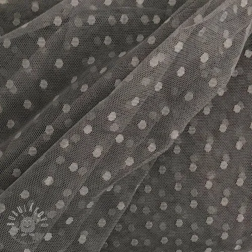 Tyl na TUTU SPOT dark grey