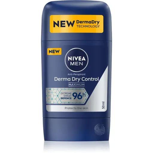 NIVEA MEN Derma Dry Control tuhý antiperspitant 50 ml