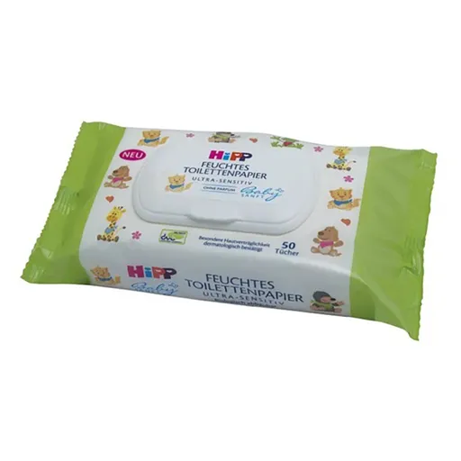 HIPP Babysanft vlhčený toaletný papier 50 kusov
